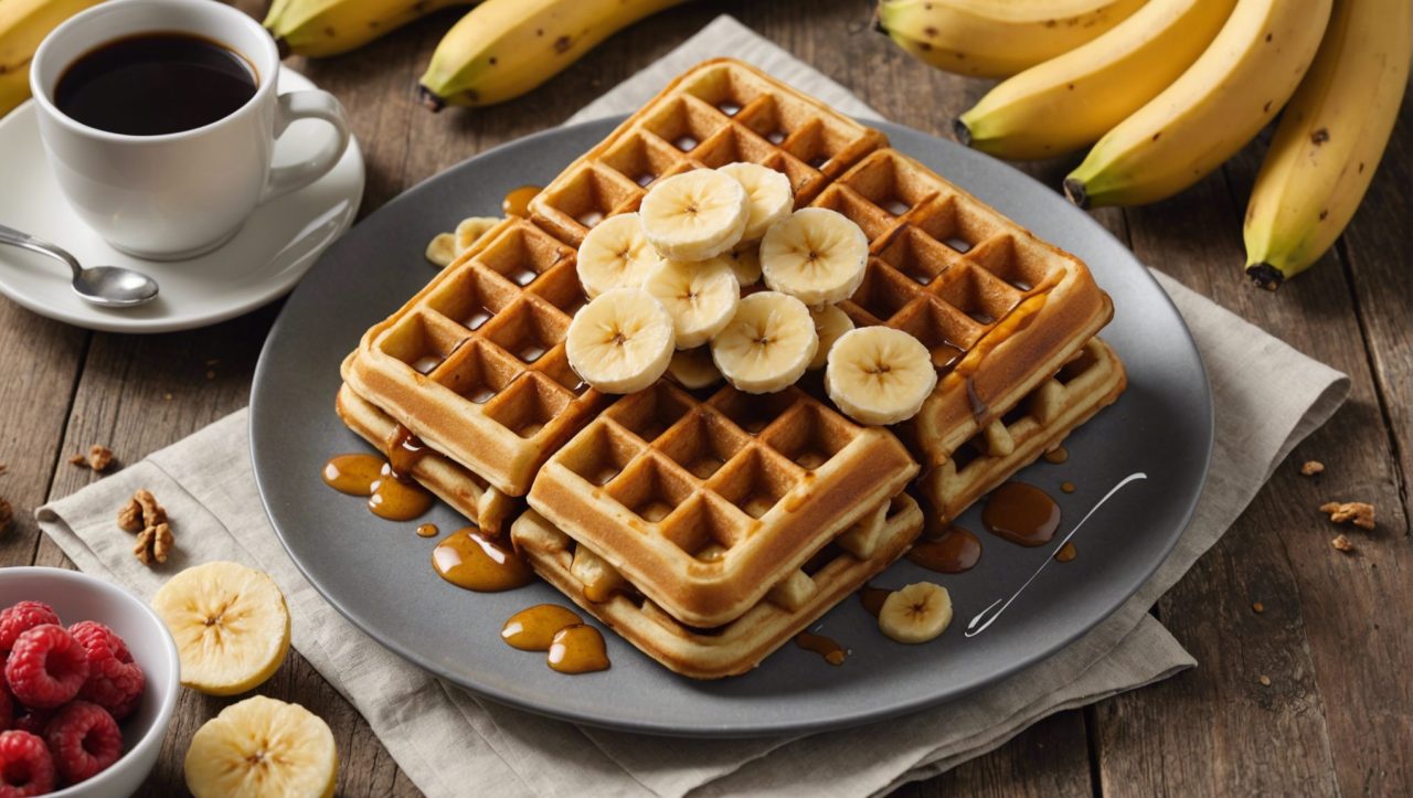 découvrez la recette inratable pour préparer de succulentes gaufres à la banane, une véritable fusion de saveurs entre gourmandise et originalité.